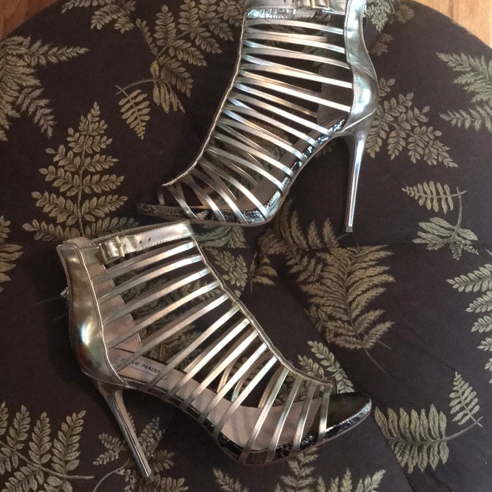 Steve Madden Marnee strappy gladiator python boot - Picture 2 of 4